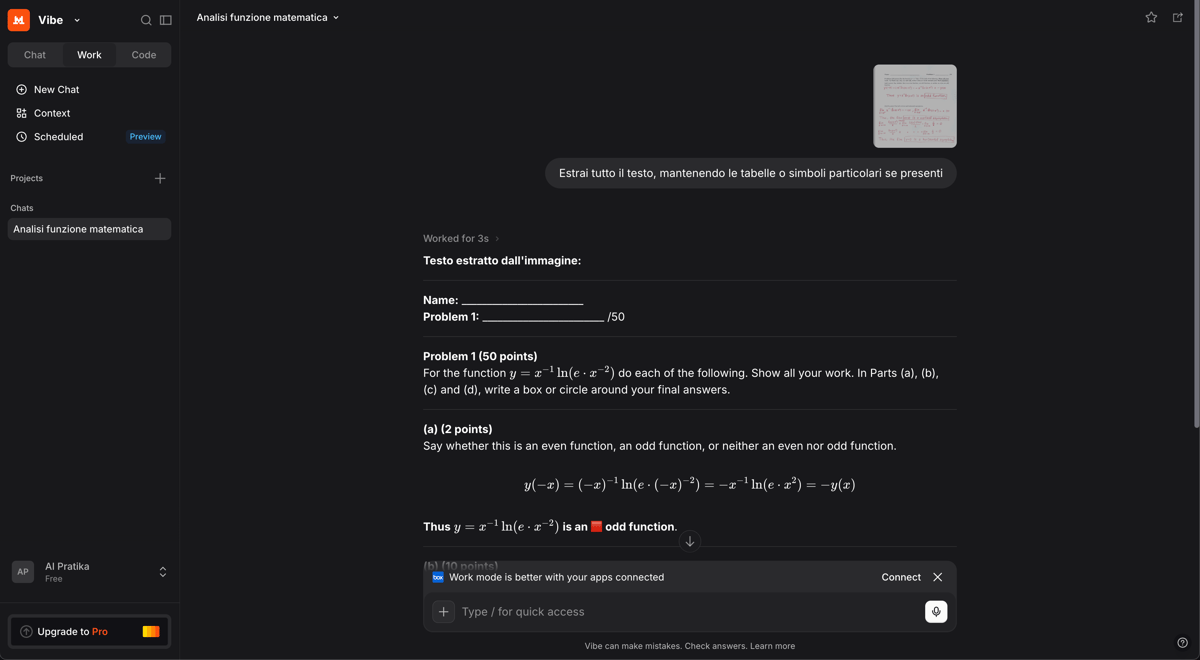 Il testo estratto da Mistral in Markdown, con le formule matematiche rese in LaTeX
