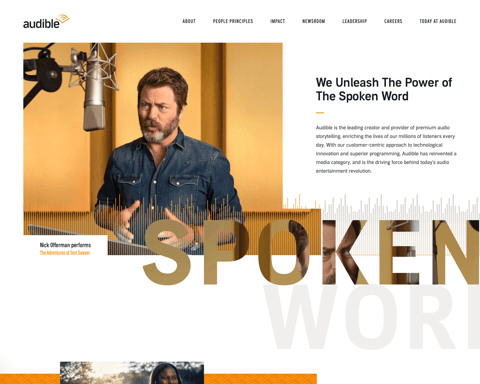 Il sito di Audible