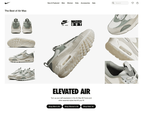 Il sito di Nike