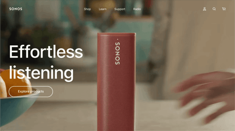 Il sito di Sonos