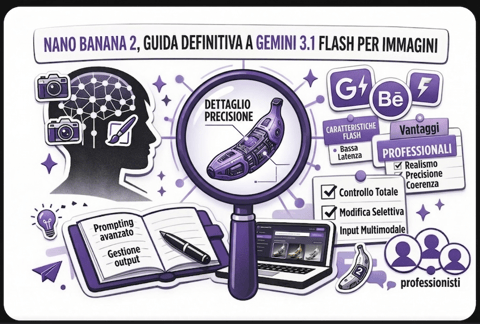 Nano Banana 2, guida definitiva a Gemini 3.1 Flash per immagini per professionisti 